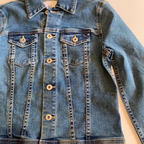 AG Adriano Goldschmied Women’s Denim Jean Jacket Prosperity Wash Size Small S - Picture 8 of 9